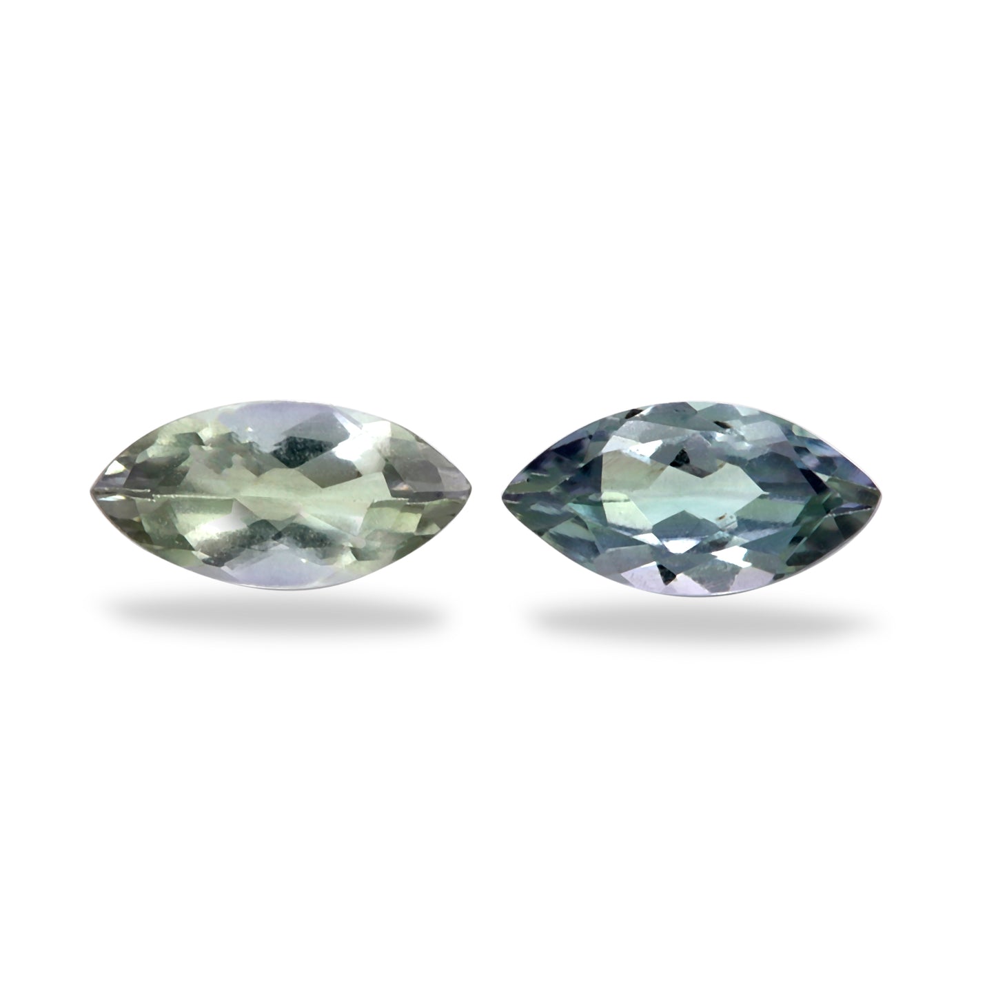 2Pc Lot Bicolor Tanzanite 0.90 Carats