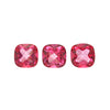 5Pc Lot Mystic Pink Topaz 6x6mm 5.95 Carats