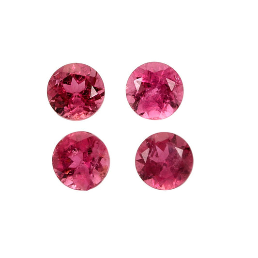 Rubellite Tourmaline 4x4mm 0.20 Carats