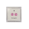 Matching Pairs in Pink Sapphire