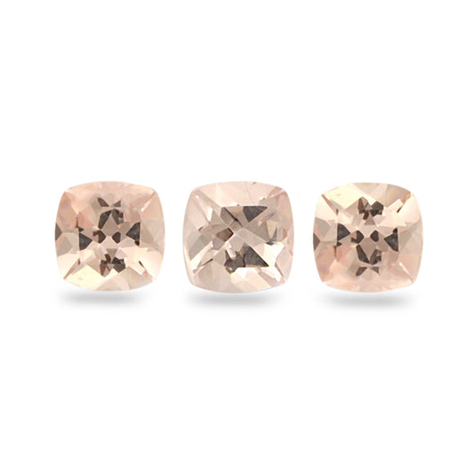 Peach Morganite 6x6mm 0.80 Carats