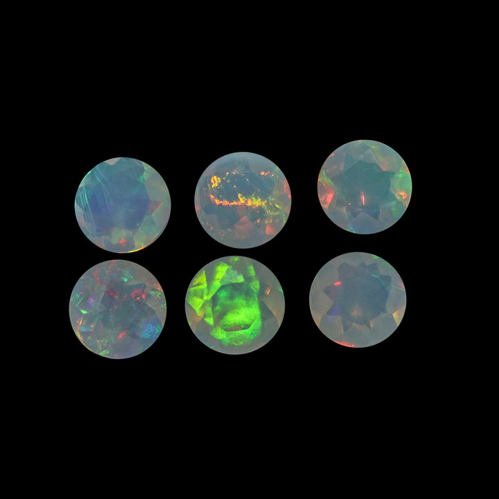 2Pc Lot Ethiopian Opal 5x5mm 0.30 Carats