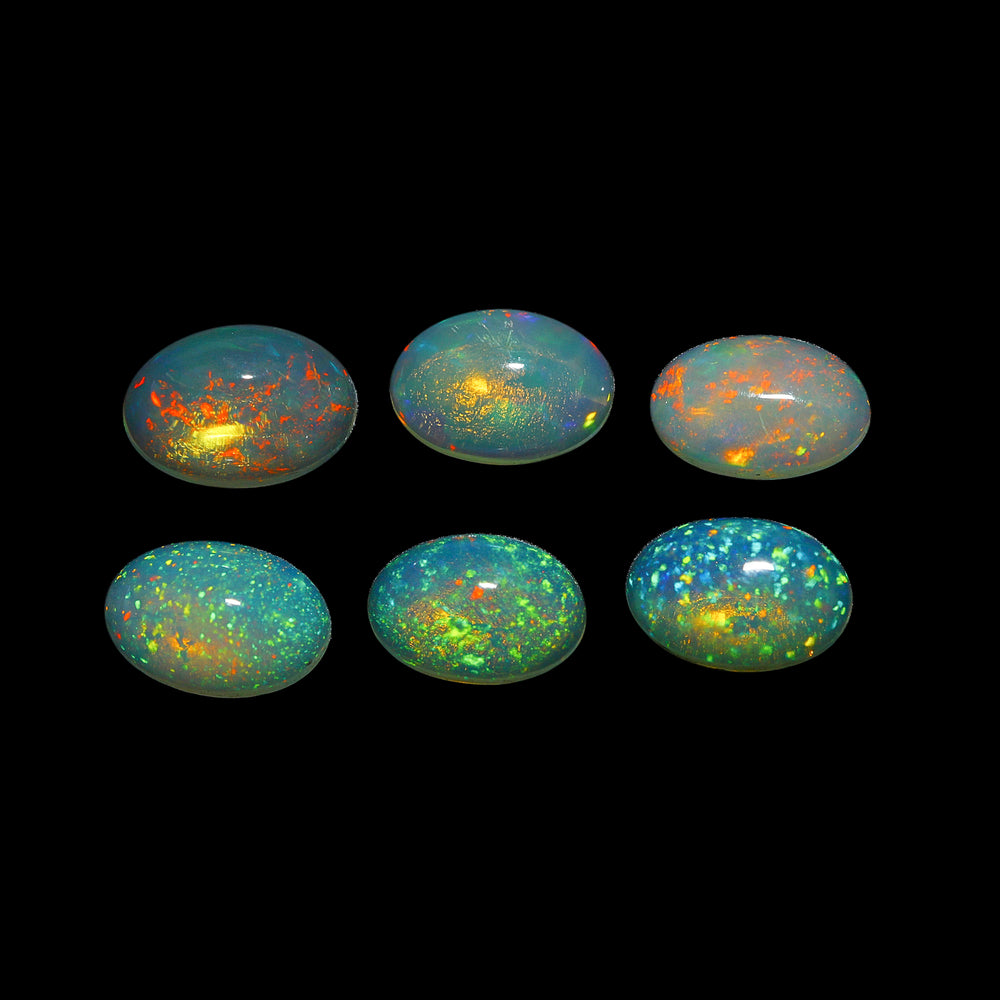 7Pc Lot Ethiopian Opal (Oval 6x4mm) WQKG85