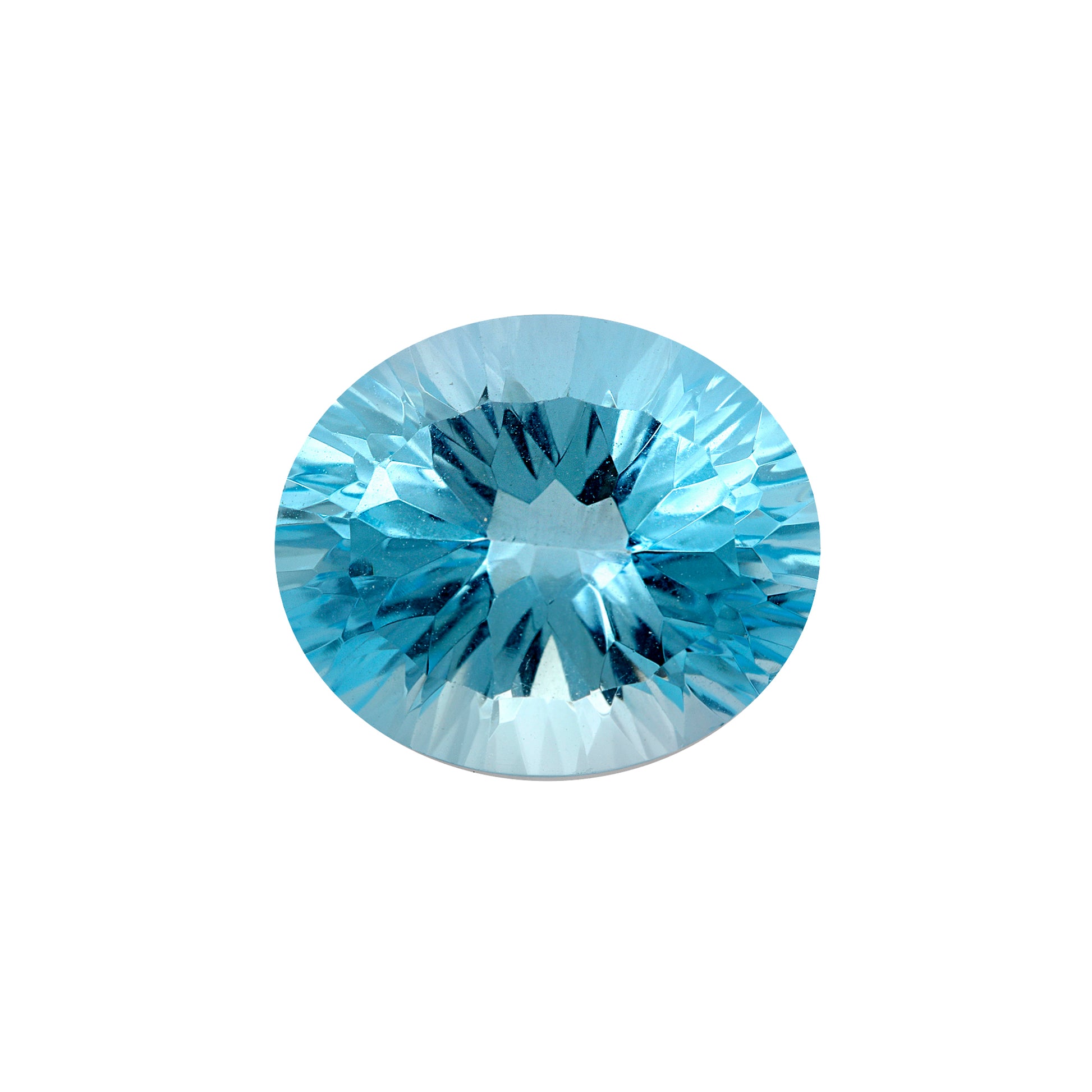 Swiss Blue Topaz 12x10mm 5.00 Carats