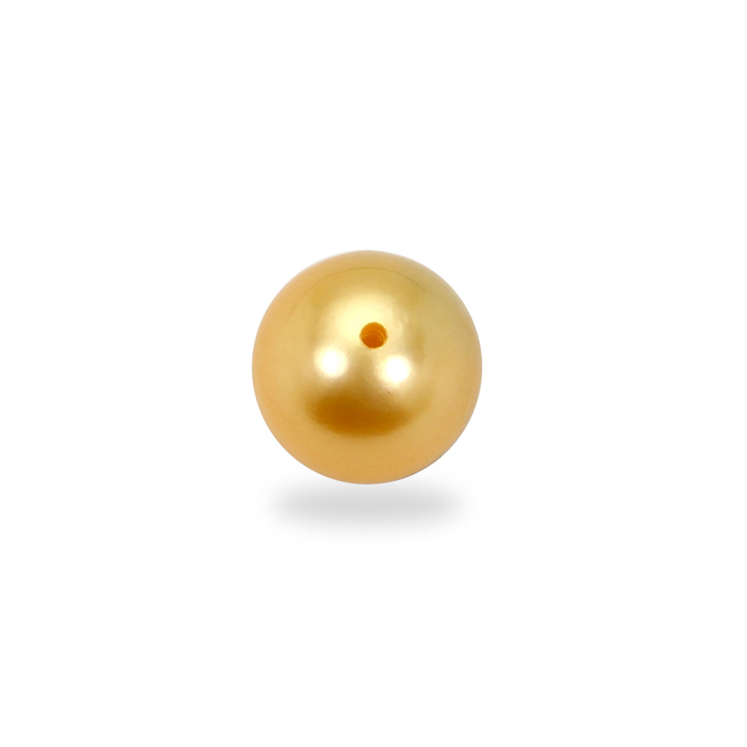 Golden South Sea Pearl Full Drilled 8mm-9mm 3.30 Carats