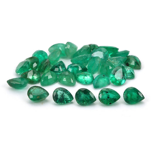 32Pcs Lot Emerald 5x4mm 9.25 Carats